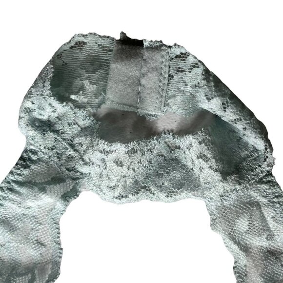 Pink Victorias Secret Push Up Bra Small Pale Blue New Lace - Picture 5 of 12